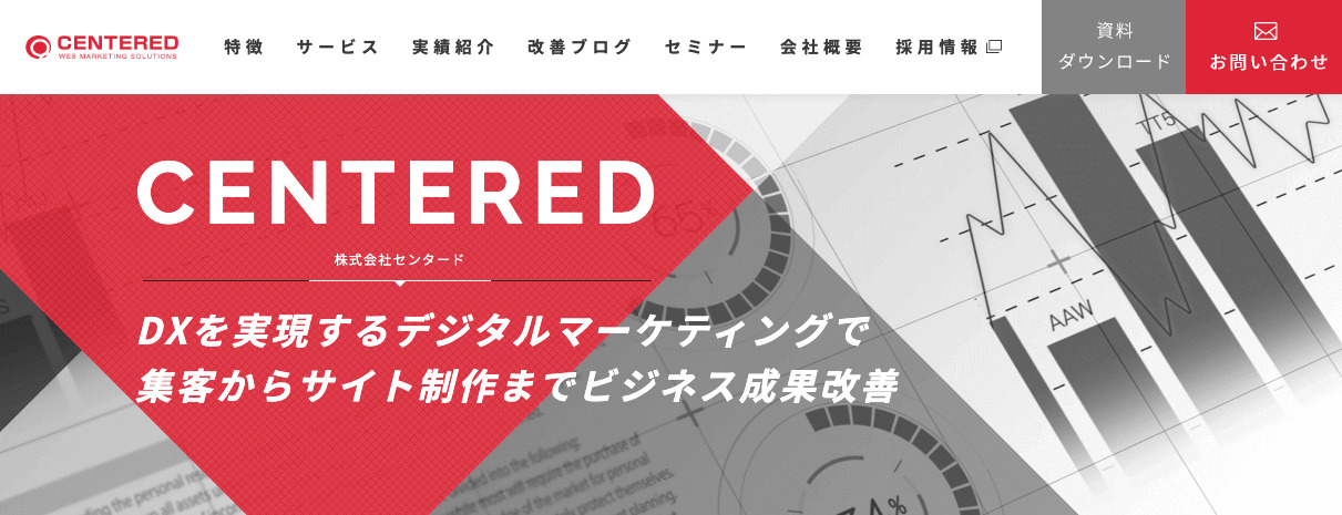 おすすめホームページ制作会社　株式会社センタード