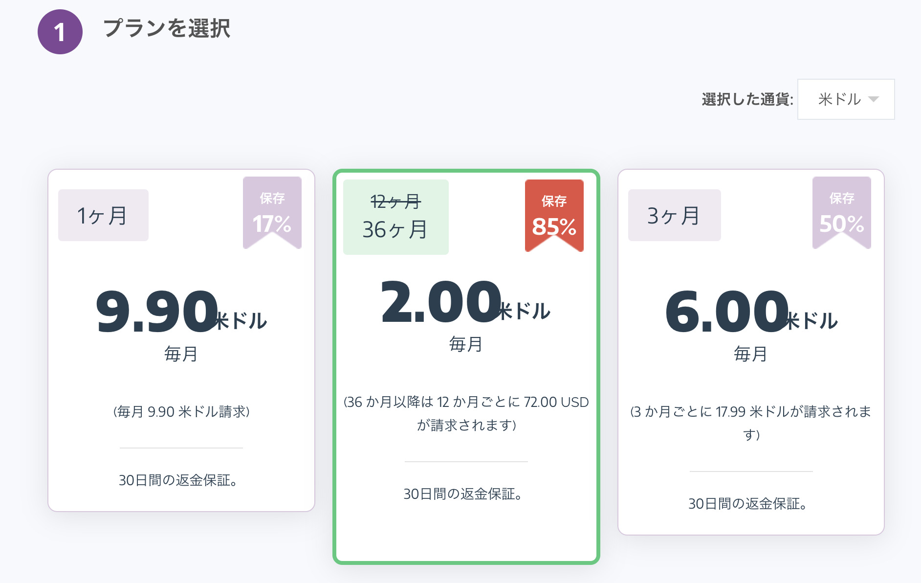 PrivateVPN(プライベートVPN)　申込②