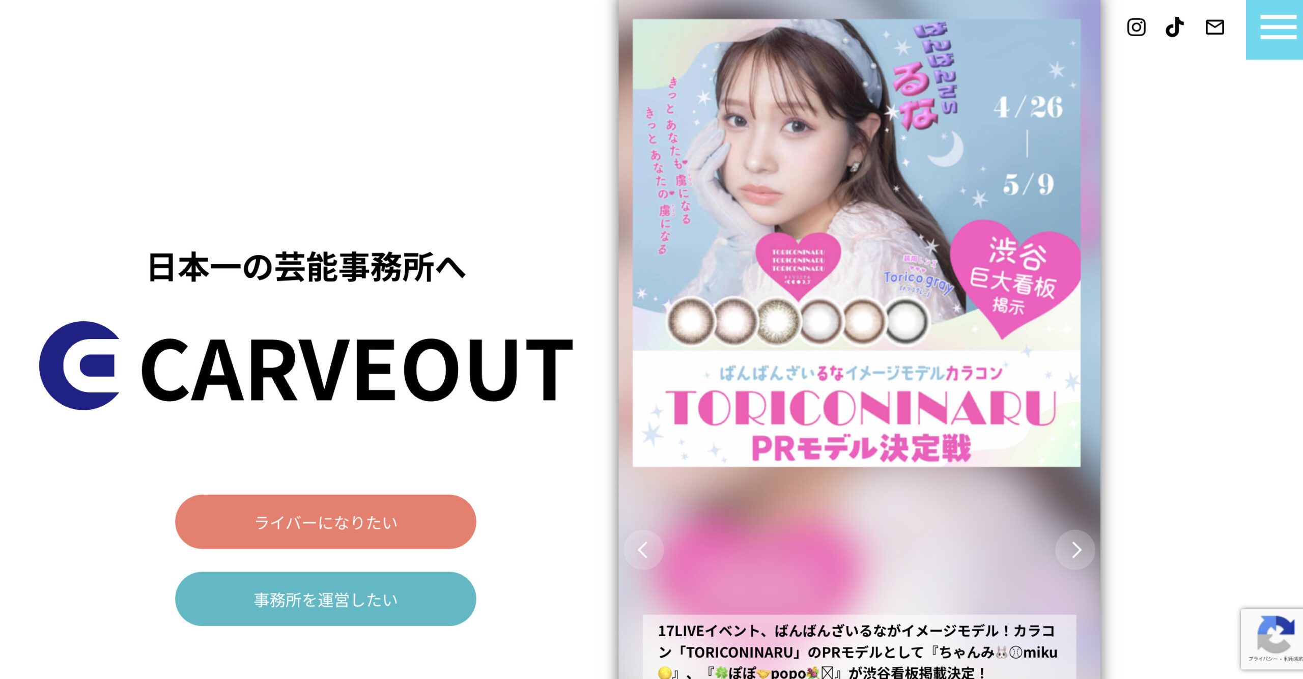 カーブアウト公式サイト