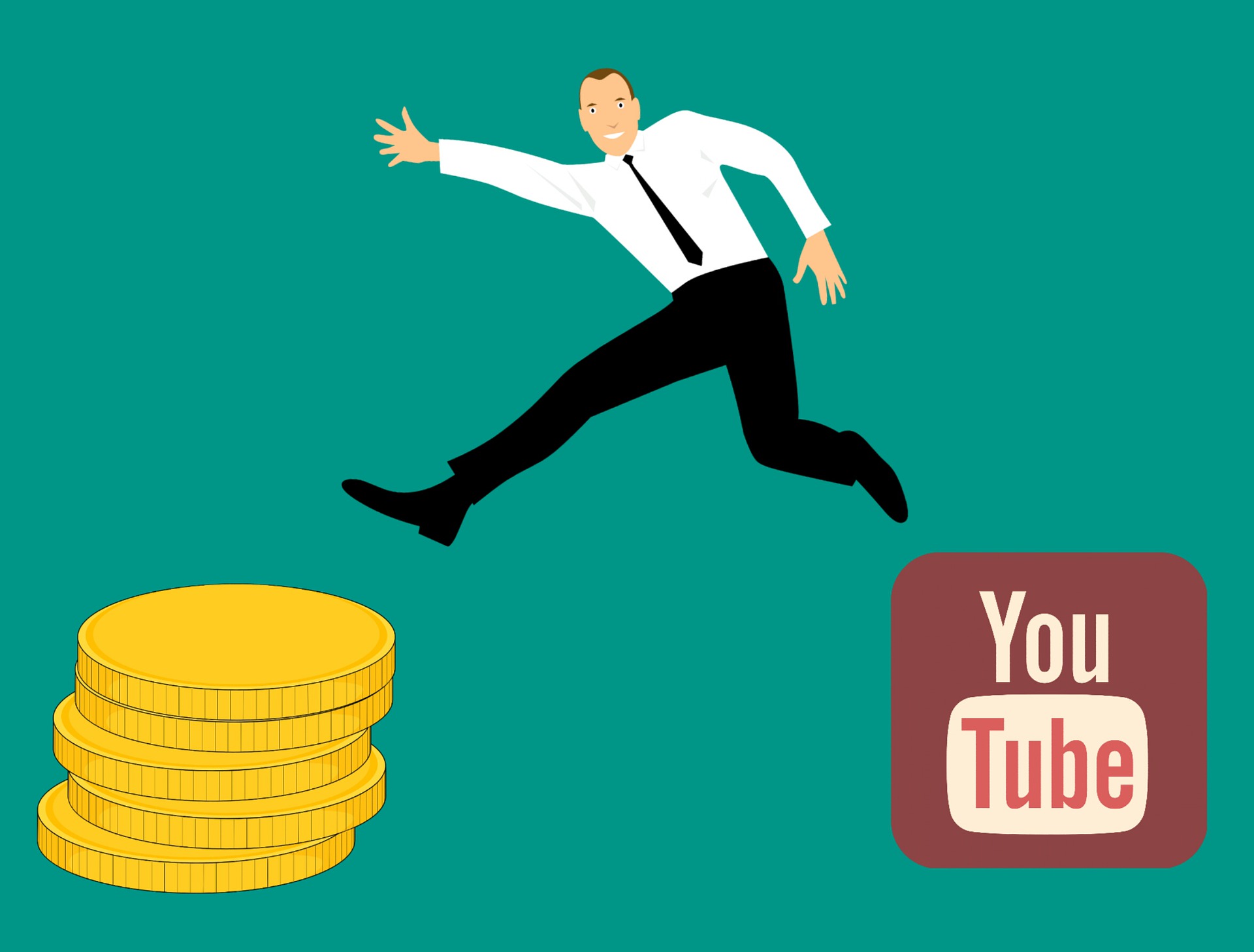 YouTuberが稼ぐ様子
